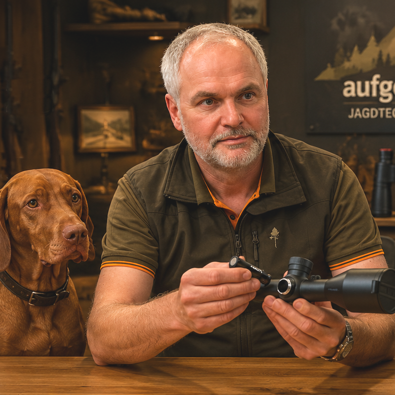 Beratung zu Jagdtechnik mit Josef Kolb und Magyar Vizsla